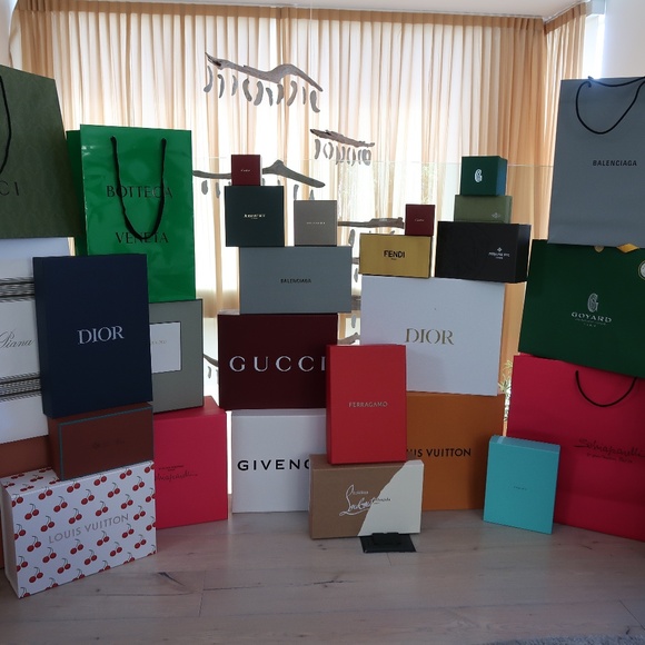 Prada Accessories - Designer Shopping Bag & Box Bundle –Mix & Match (Louis Vuitton, Dior & More)